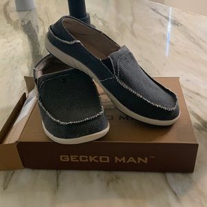 Gecko Man  Walk-Hero Canvas Arch Support Loafers